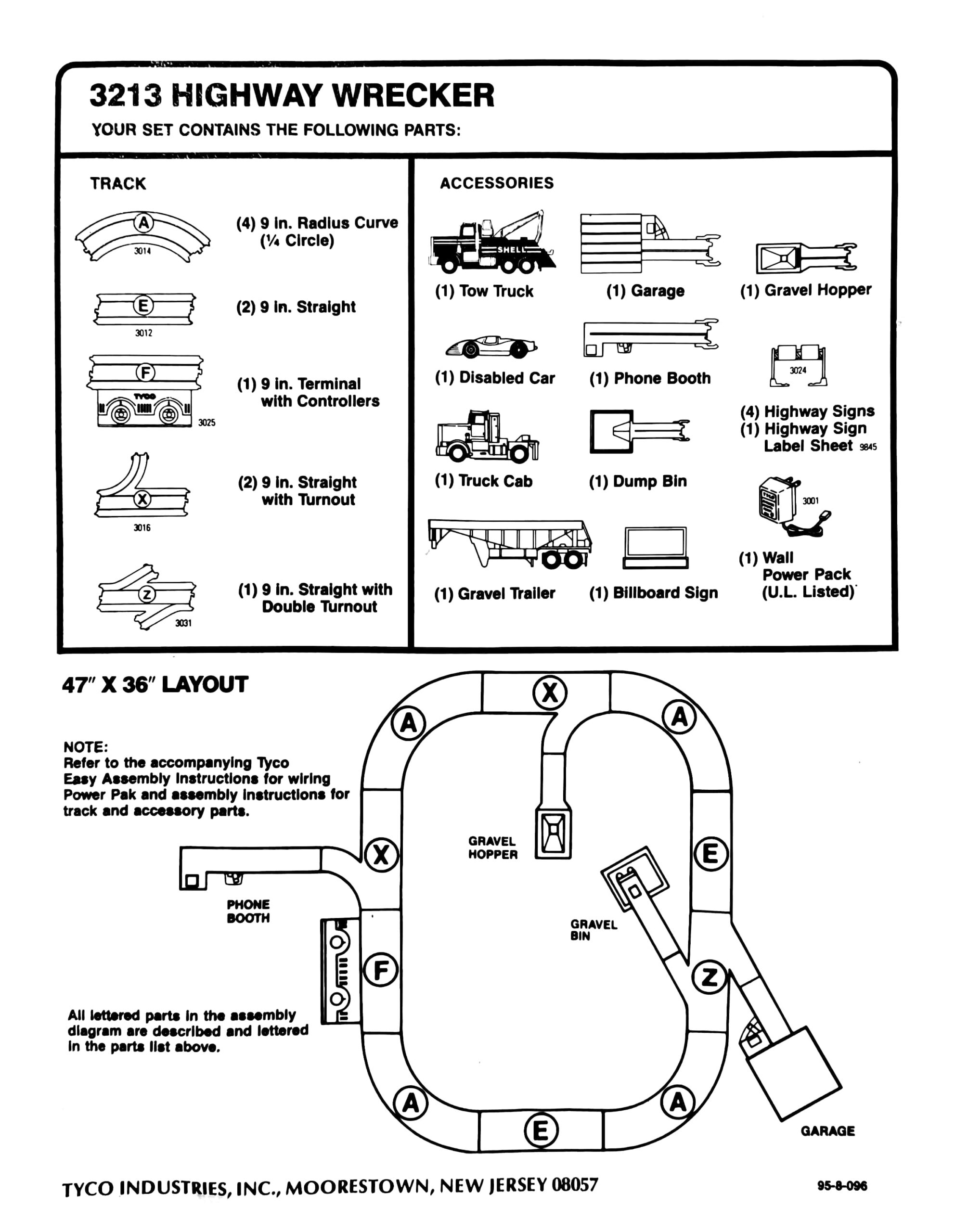 3213 Highway Wrecker Set Instructions