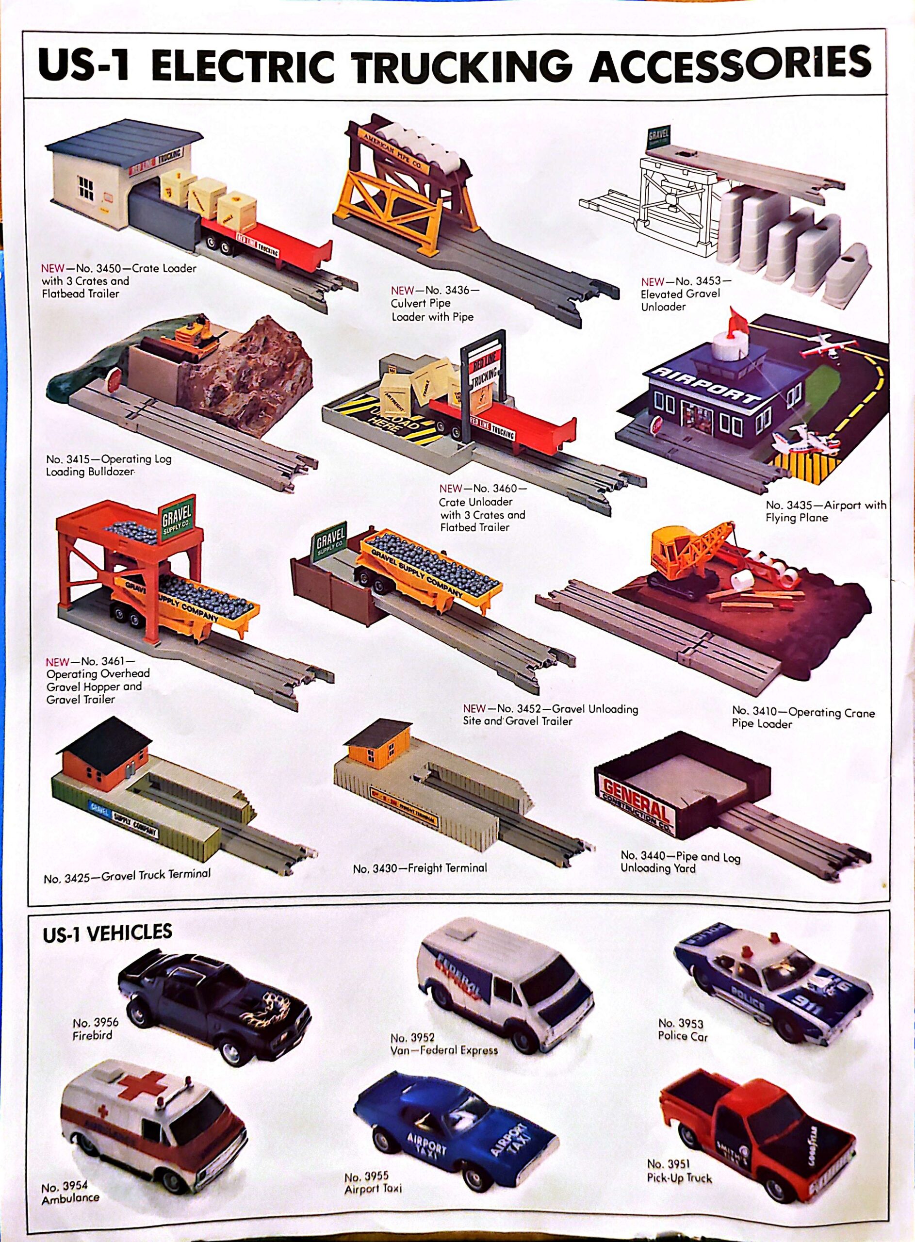 1982 Tyco US-1 Electric Trucking Accessories
